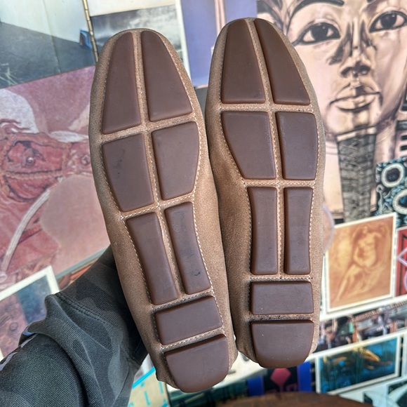 Authentic Prada Suede Loafers sz 39 1/2 - Picture 12 of 14